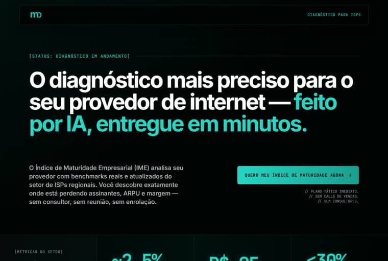 Landing page IME