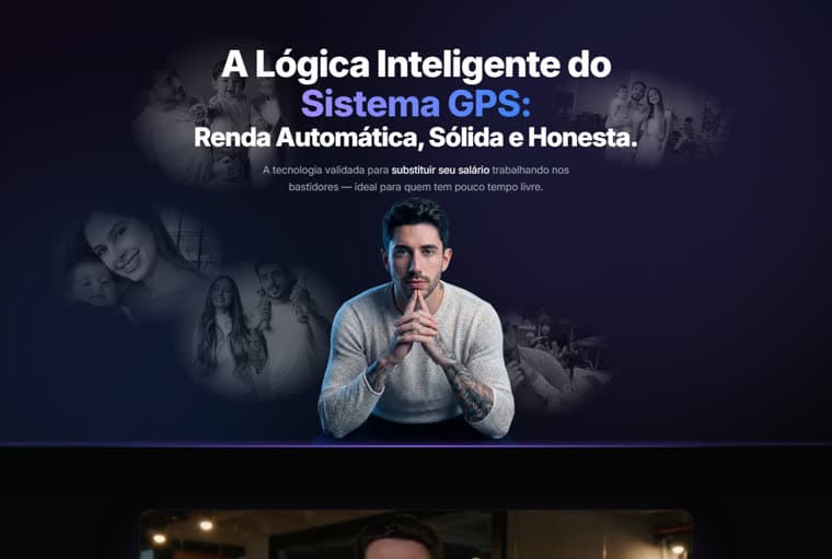 Landing page Sistema GPS